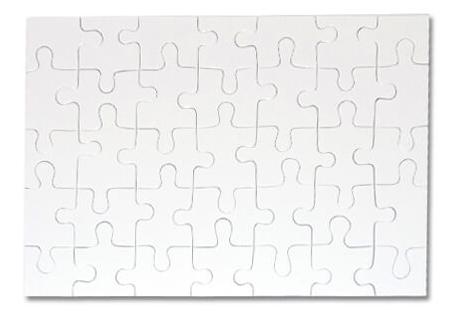 Puzzle en carton 27 x 19,5 cm AC Création