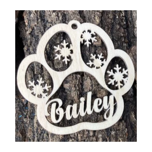 Boule de noël AC Création