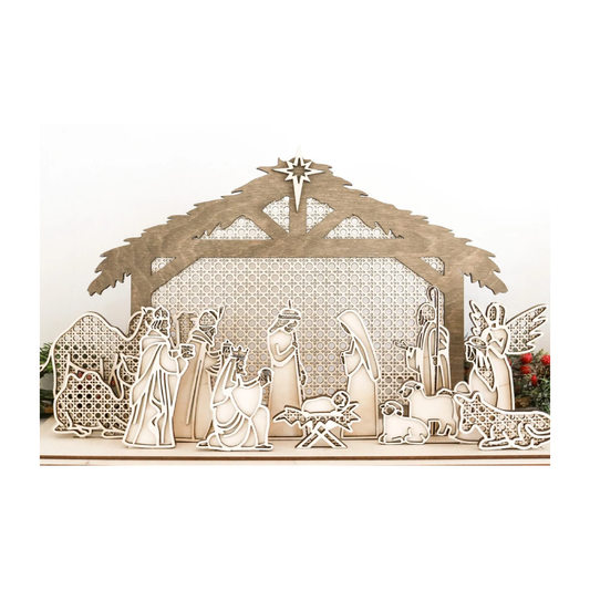 Crèche de Noël AC Création