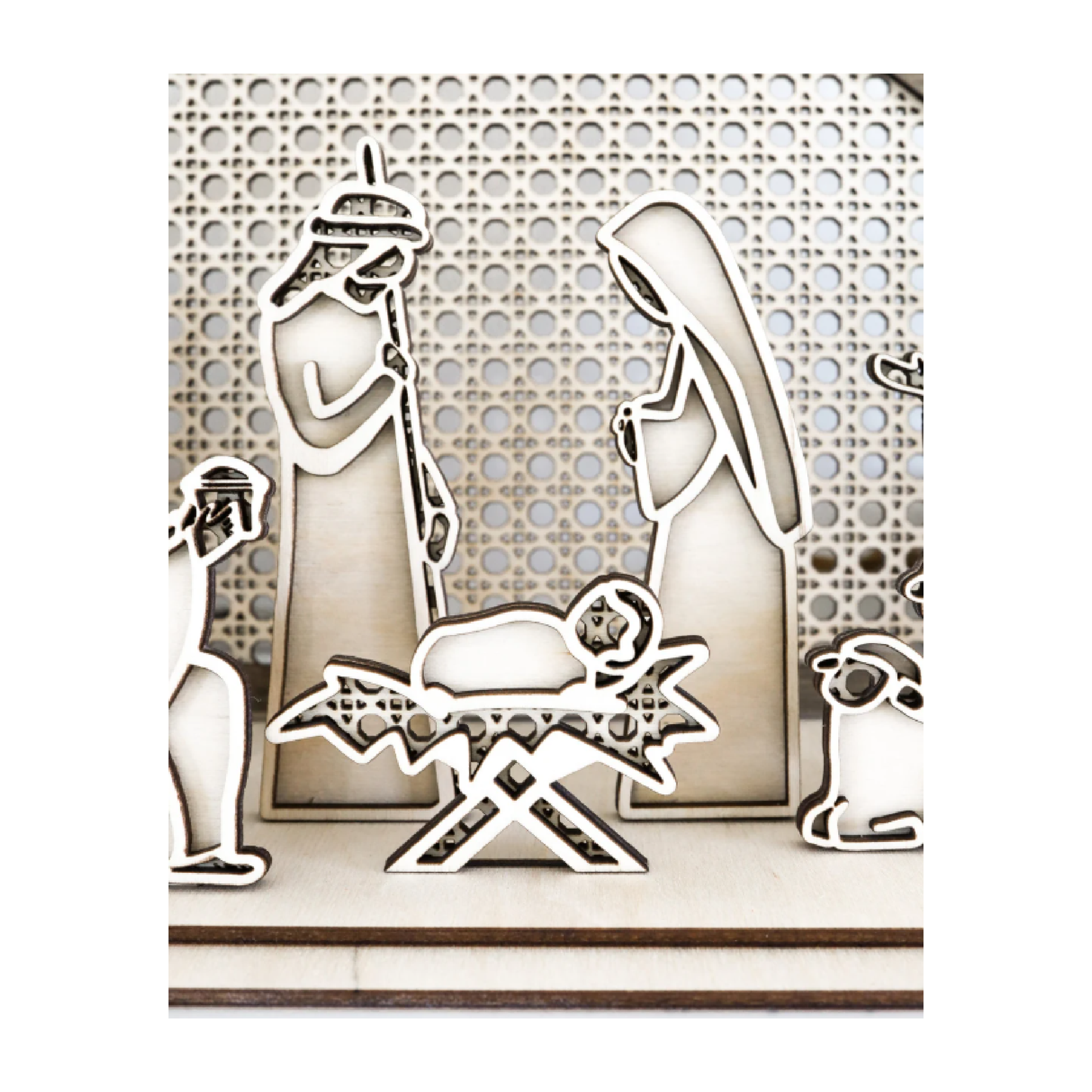 Crèche de Noël AC Création