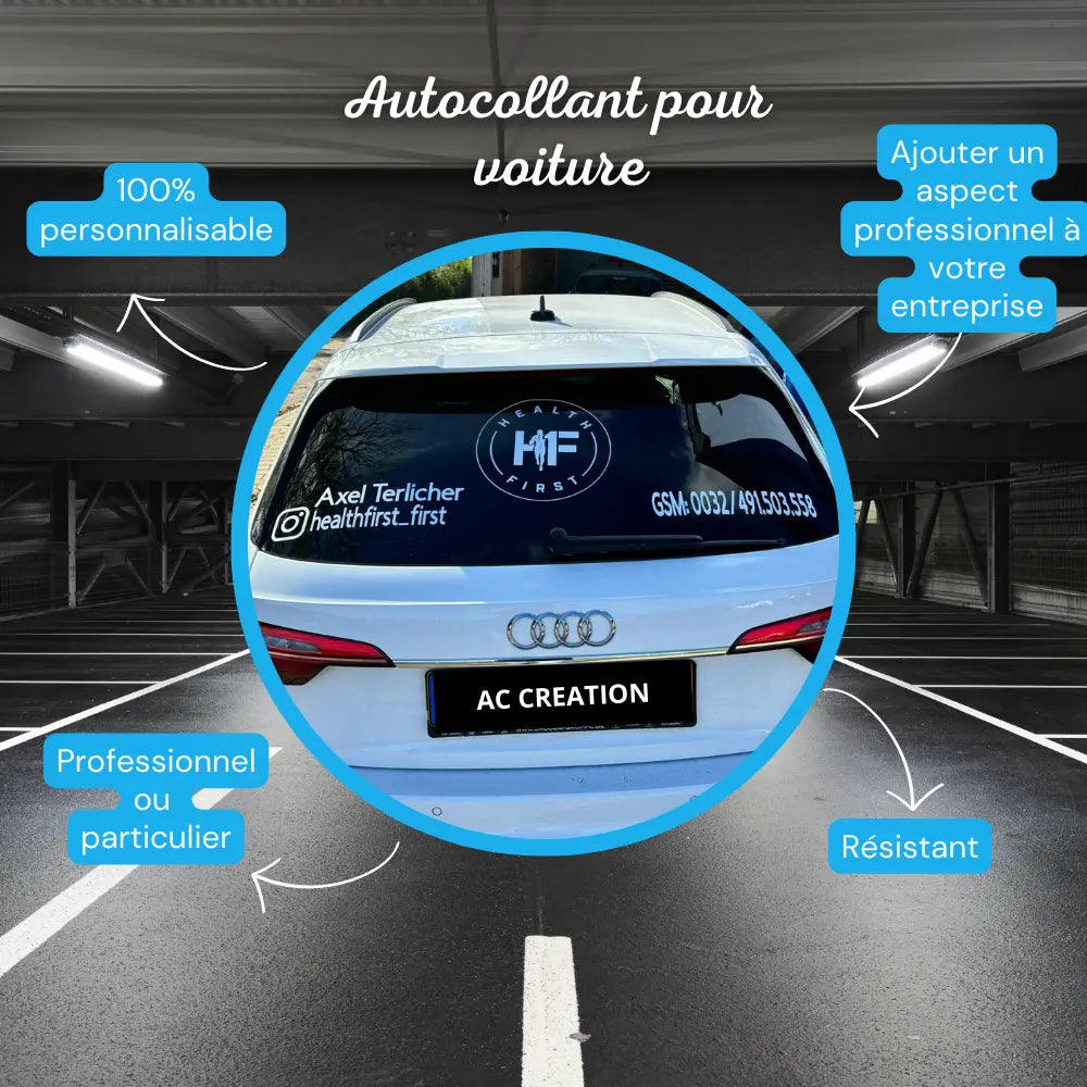 Autocollant pour véhicule My Store