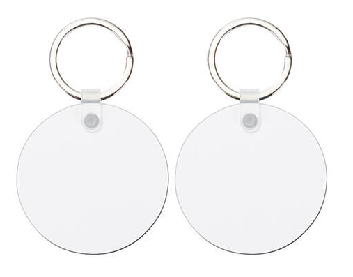 Porte-clés rond AC Création