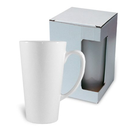 Mug blanc conique AC Création