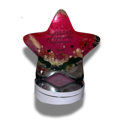 Etoile personnalisable en résine AC Création