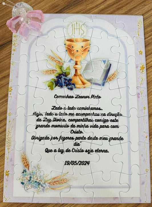 Puzzle en carton 27 x 19,5 cm AC Création