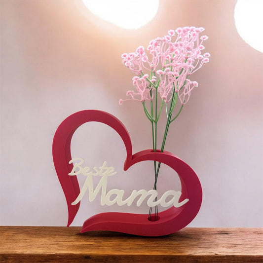 Coeur floral avec texte AC Création